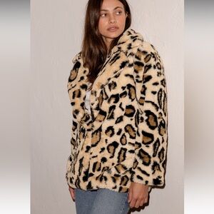 Cheetah fur coat